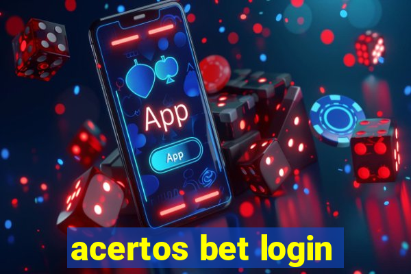 acertos bet login